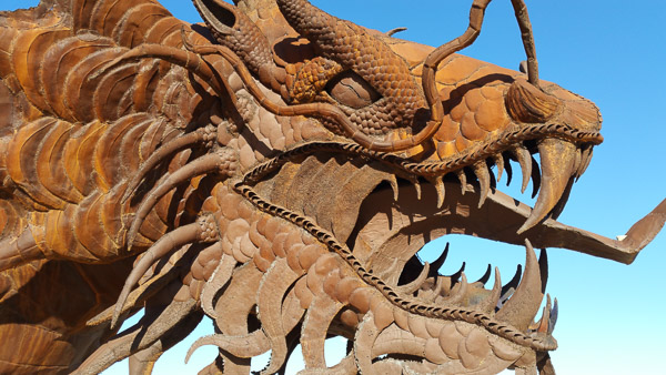 Galleta Meadows. sculptures by Ricardo Breceda